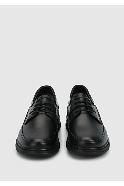 Eclipse Μαύρα Δερμάτινα Ανδρικά Παπούτσια