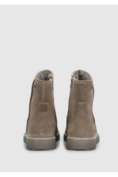 Legero Beige Leather Women's Outdoor Boots