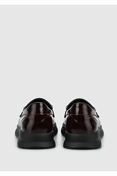 Eclipse Bordo Deri Kadın Ayakkabı