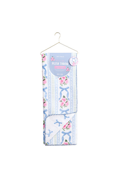 Bee Home Two-faced rose | Single fur shawl