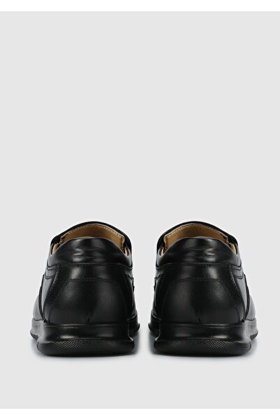 Eclipse Μαύρα Δερμάτινα Ανδρικά Παπούτσια