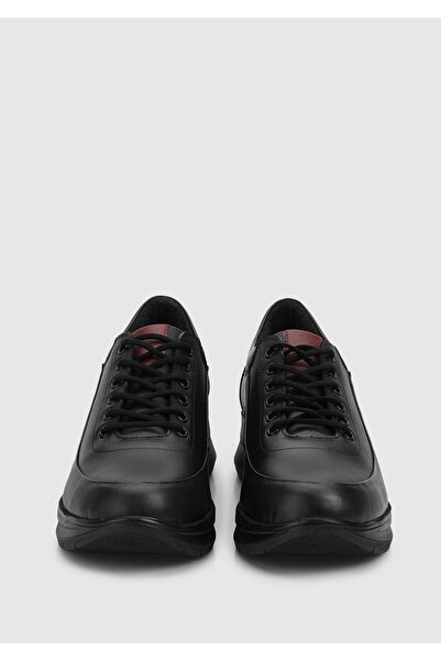 Eclipse Siyah Deri Kadın Ayakkabı