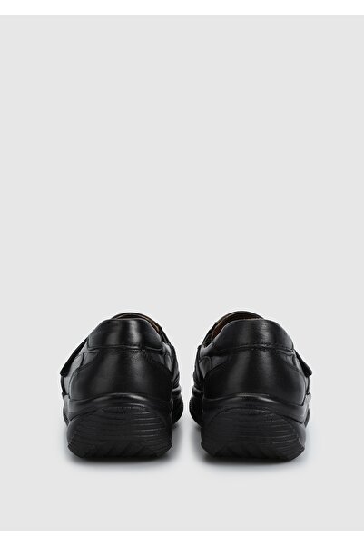 Eclipse Μαύρα δερμάτινα γυναικεία παπούτσια