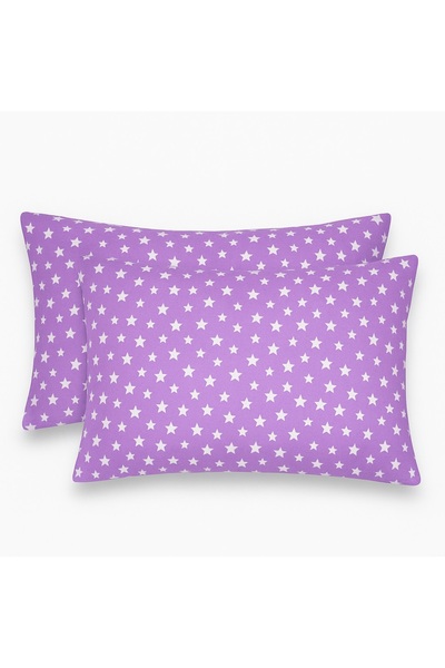 StellaFlavo Huse de pernă din bumbac cu model stea 2 bucăți 50 x 70 cm