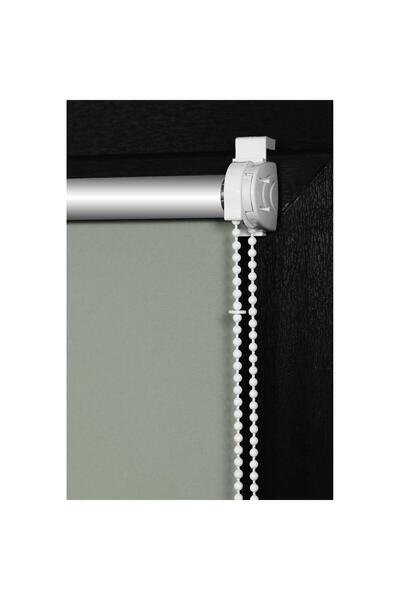 MC&A Amenajari Simple Textile Roller Blind, Opaque Greenish Grey, L 40 cm X H 200 cm