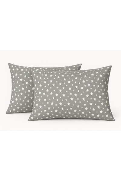 StellaFlavo Huse de pernă din bumbac cu model stea 2 bucăți 50 x 70 cm