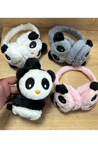 BUCHE Panda Figürlü Peluş Kulaklık