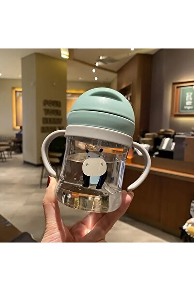 Generic Original Creative Water cup, Cup with Straw and Measurement Scale, Pe...