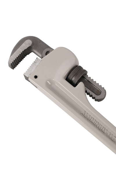 Lawazim Aluminum Pipe Wrench - 14 Inch Adjustable Jaw Heavy Duty Rust Resistant Plumbing Tool