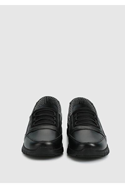 Eclipse Siyah Deri Kadın Ayakkabı