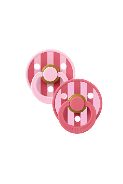 Bibs Colour Studio Block 2 Pack - Latex - Baby Pink Coral - Size 2 (6-18 Months)