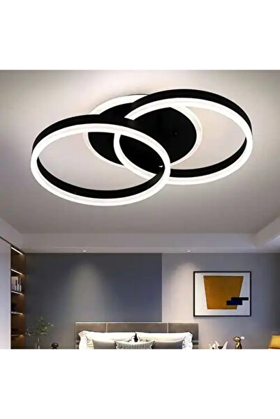 LED CONCEPT LED chandelier with three types of light, remote control, adjustable intensity, 90W, 48x33x9cm