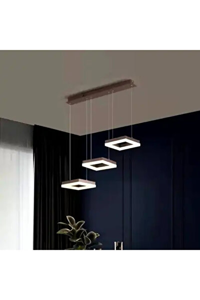 LED CONCEPT Lustra LED smart cu telecomanda si trei tipuri de lumina, patrata...