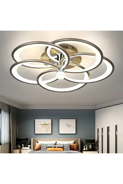 LED CONCEPT Lustra LED smart cu telecomanda si trei tipuri de lumina, rotunda...