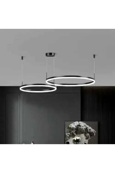 LED CONCEPT LED chandelier with three types of light, remote control, adjustable intensity, 114W, 60x60x100cm