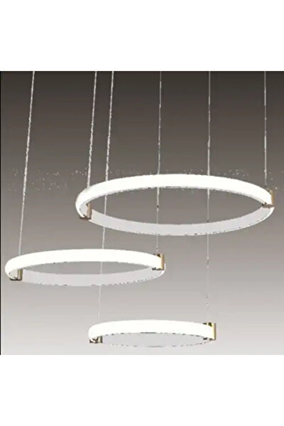 LED CONCEPT LED chandelier with three types of light, remote control, adjustable intensity, 100W, 50x50x100cm