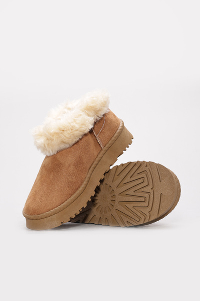 Ayakkabıhane Taba Άνετα Γυναικεία Αθλητικά Μποτάκια AH1E925192612105