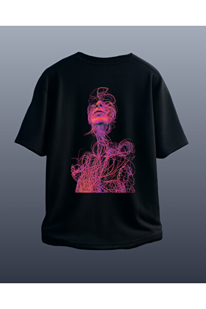 Zikuv Unisex Bărbați/Femei Special cu imprimeu supradimensionat Bumbac guler ...