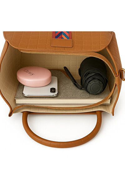 Generic Women’s PU Leather Handbag Set – Designer Tote Satchel Shoulder Bag with 3 Pouches