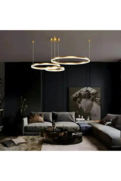 LED CONCEPT LED chandelier with three types of light, remote control, adjustable intensity, 160W, 60x60x90cm