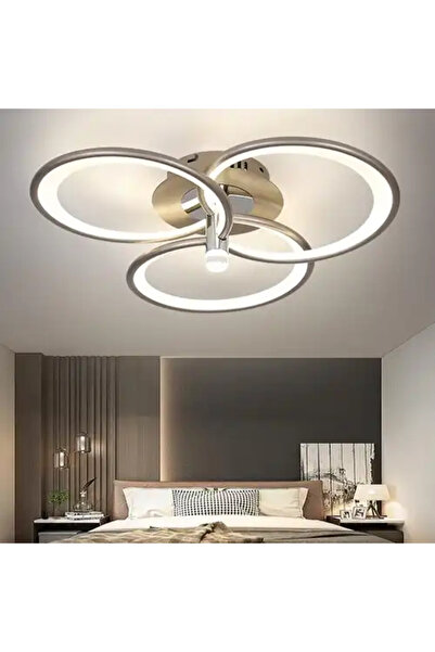 LED CONCEPT Lustra LED smart cu telecomanda si trei tipuri de lumina, rotunda...