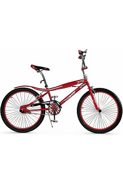 BAZAAR5 Cobra Sport Bike, Durable, Adjustable Seat, Easy-to-Assemble Dual Disc Brakes, Size 16, Red