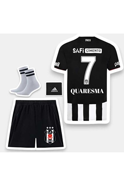 Marka Extra Q'UâRESMâ. 7 Beşik.tâş- 2025.2025 ÇUBUKLU ÇOCUK FUTBOL FORMASI 4....