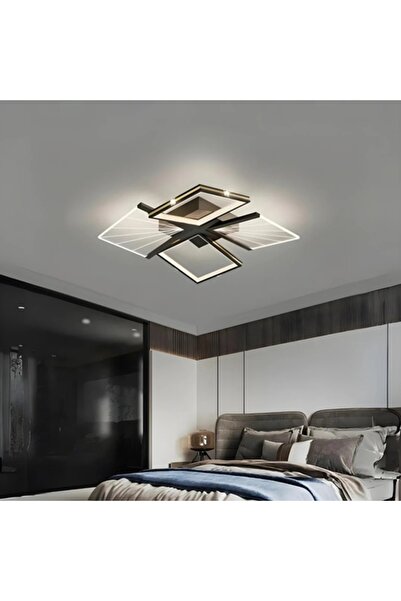 LED CONCEPT Lustra LED cu trei tipuri de lumina, telecomanda, intensitate reg...