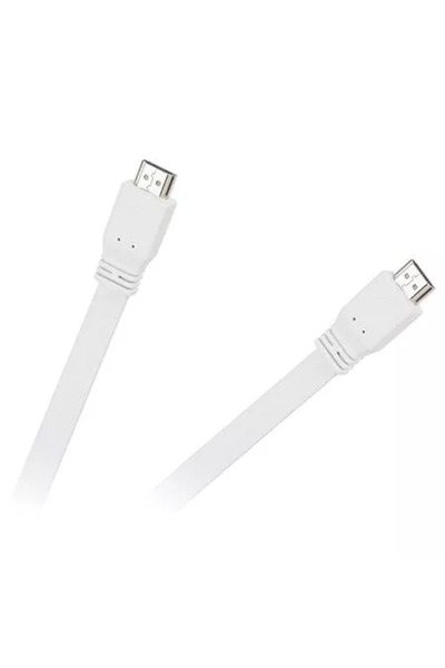 OEM Επίπεδο λευκό καλώδιο HDMI v1.4 1.8μ Cabletech