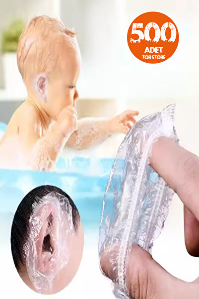 Hombak 500'lü Bebek Çocuk Kulak Koruyucu Su Geçirmez Lastikli Banyo Duş Kulak...