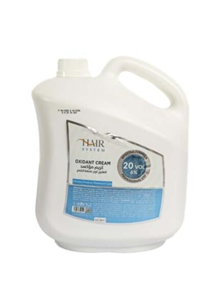 Hair System كريم مؤكسد 20 حجم 6% - 4.2 لتر