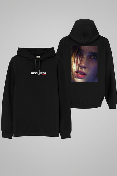 MODA Hanorac negru pentru adulți Peaky Blinders cu imprimeu cu glugă Swea tricou