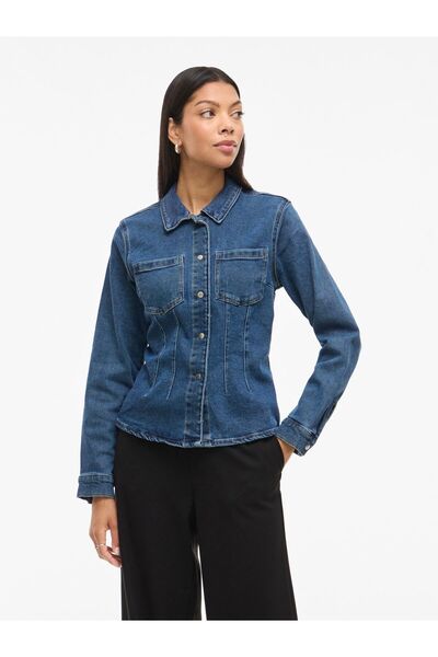 VILA Hemd VISOL Denim