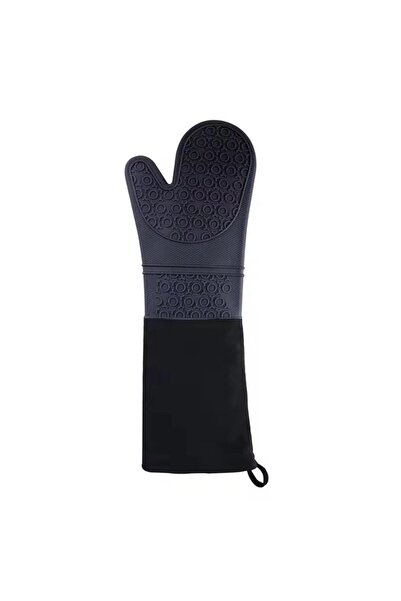 MOSTAFA Long oven glove, silicone fabric, cotton inside