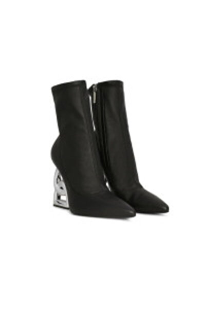 Dolce&Gabbana BOTINE DE GLEZNĂ DAMĂ PIELE NEGRE