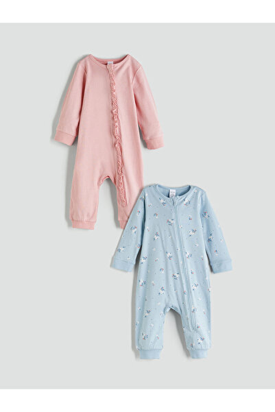 LC Waikiki Sparkling Choices from Shining Store |   Crew Neck Long Sleeve Baby Girl Sleeping Bag