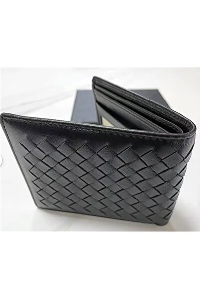 Others Sheepskin Woven Wallet For Men