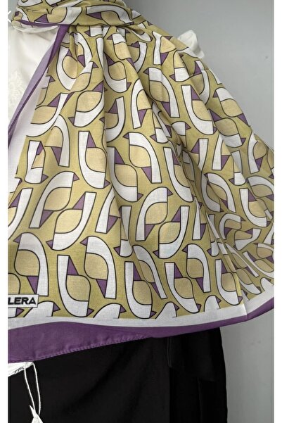 MODA Mineleşarp Geometric Patterned Soft Shawl