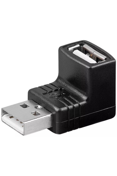 OEM Adaptor USB A tata - A mama 90 grade Goobay