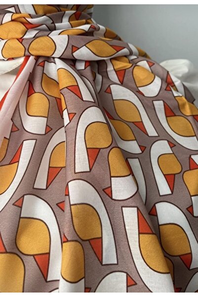 MODA Mineleşarp Geometric Patterned Soft Shawl