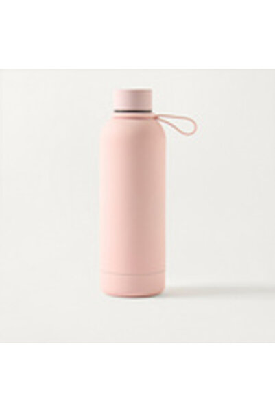 zmzm زجاجة مياه معزولة من الفولاذ المقاوم للصدأ بجدار مزدوج ومقبض - 500 مل