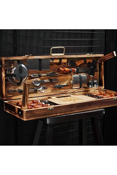 Lider Premium barbecue set, picnic, camping, fishing, 33 pieces in set