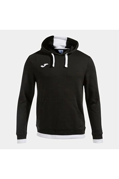 Joma سويت شيرت رجالي لكرة القدم والتخييم، هودي مريح باللونين الأسود والأبيض