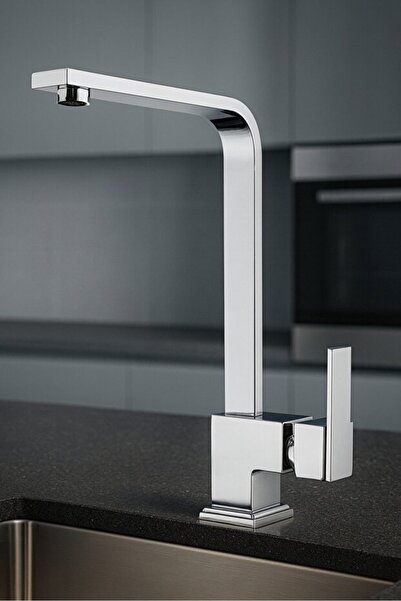 SPD صنبور مطبخ مربع فاخر من ش.ب.دي مع ضمان لمدة عامين