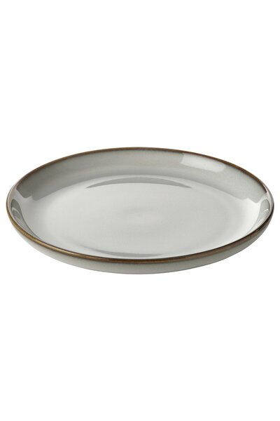 IKEA GLADELIG Side plate, grey, 20 cm