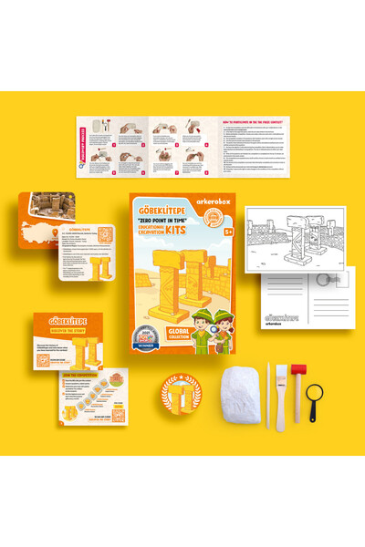 arkerebox Set arheologic educațional și puzzle 3D, Gobekli Tepe
