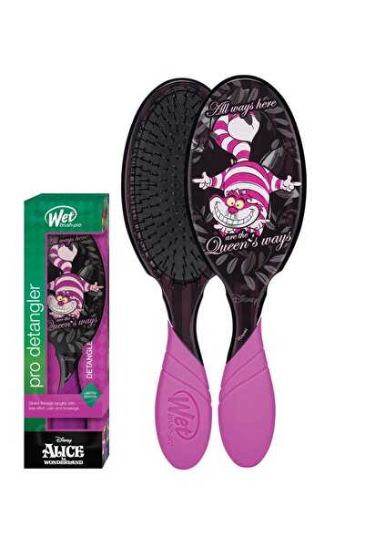 Wet Brush فرشاة الشعر الأصلية من ويت بروس برو لفك تشابك الشعر - شخصية قطة تشيشاير من أليس في بلاد العجائب