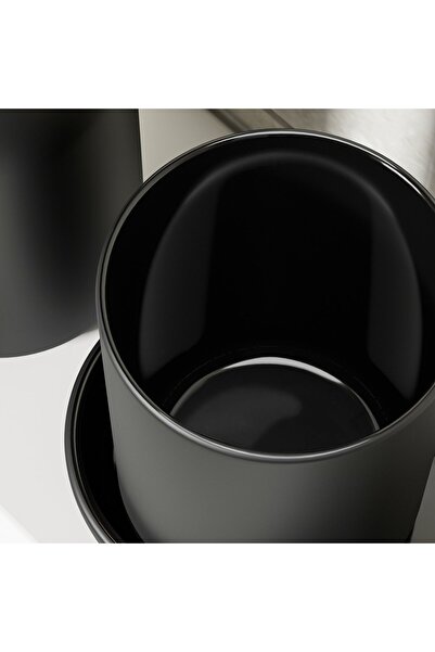 IKEA GANSJÖN 3-piece bathroom set, black