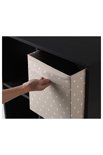 IKEA DRÖNA Box, beige/dotted, 33 x 38 x 33 cm