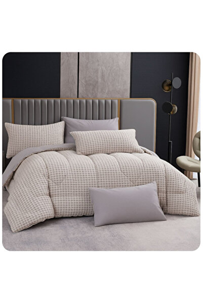 Un ✨ 4-piece printed summer quilt - luxurious, high-quality cotton, double-sided, high-quality material - 100% cotton